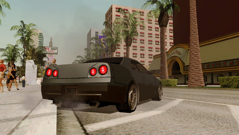 Gta San Andreas Nissan Skyline R34 Style Sa Mod 